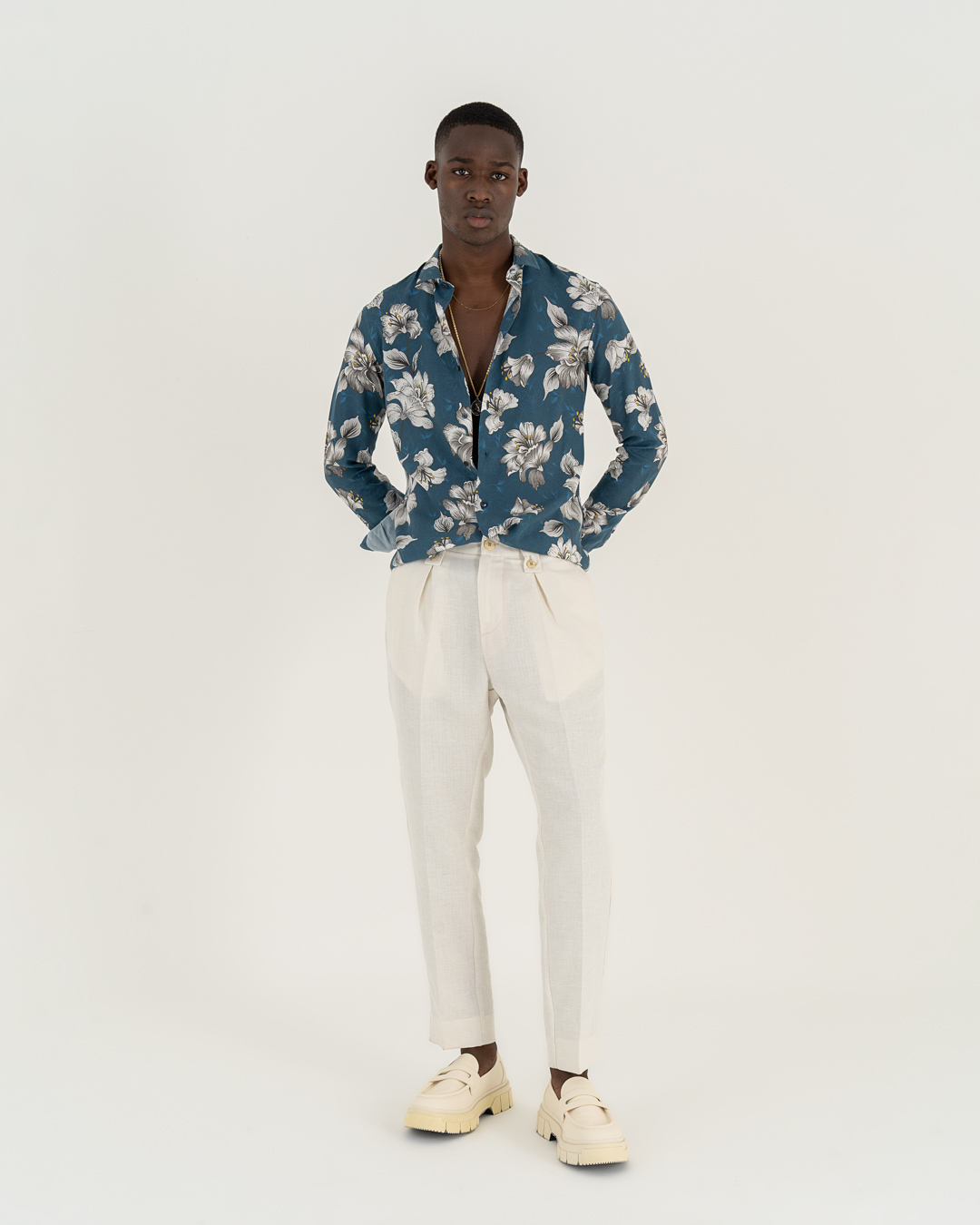 Neill Katter Camicia Blue Tulip Vendite Flash