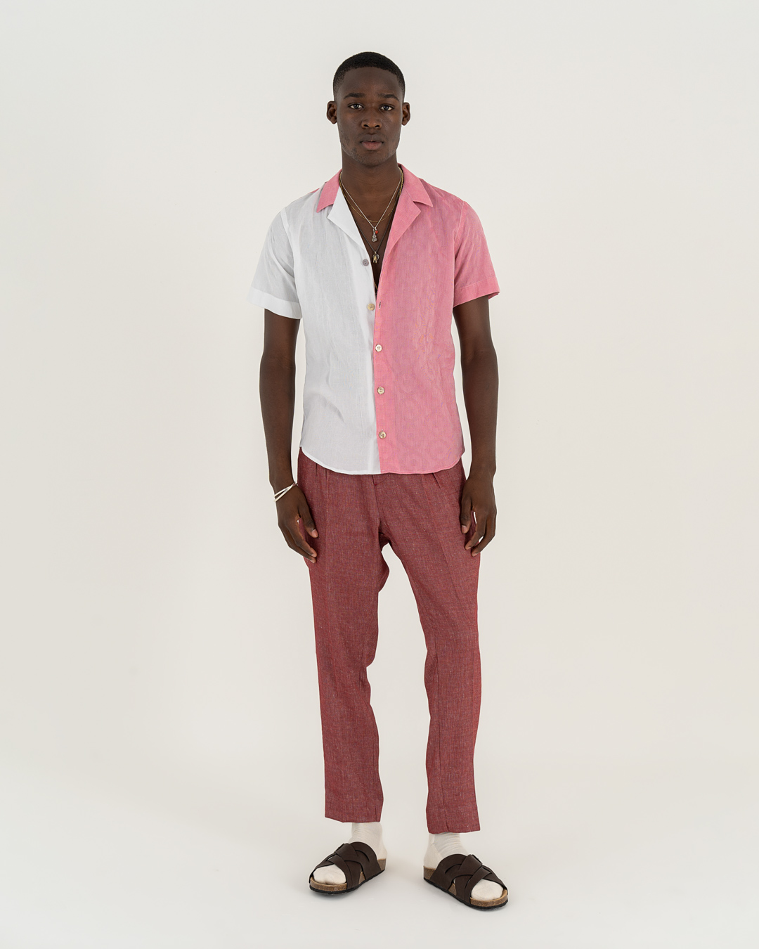 Neill Katter Camicia Design Astratto Nuova
