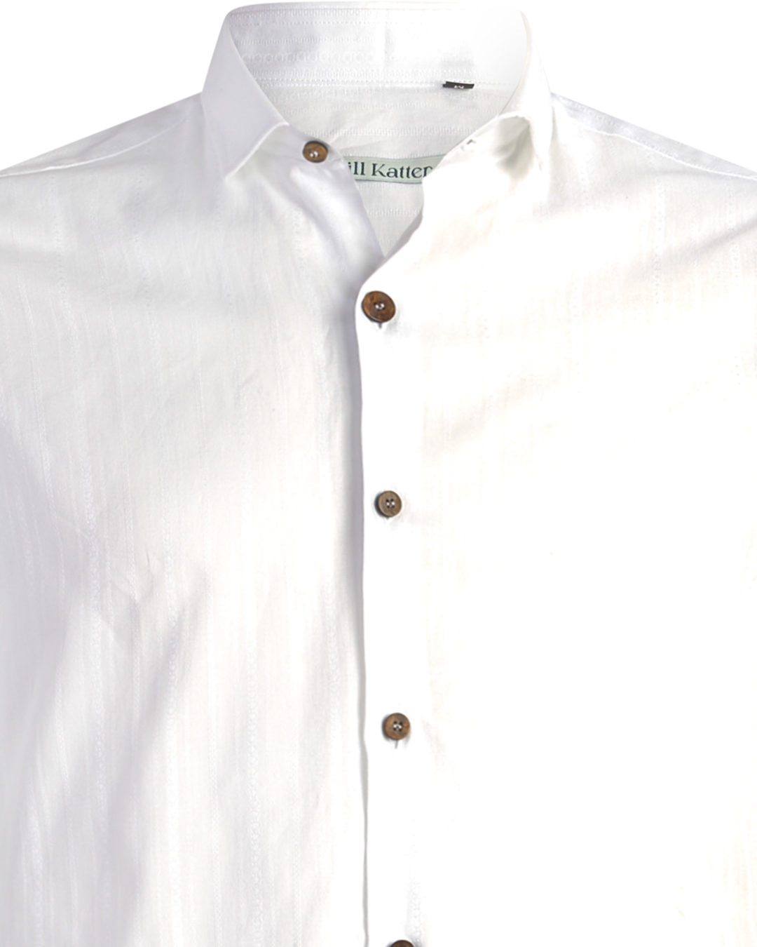 Neill Katter Camicia Eleganza Ricamata In Linea