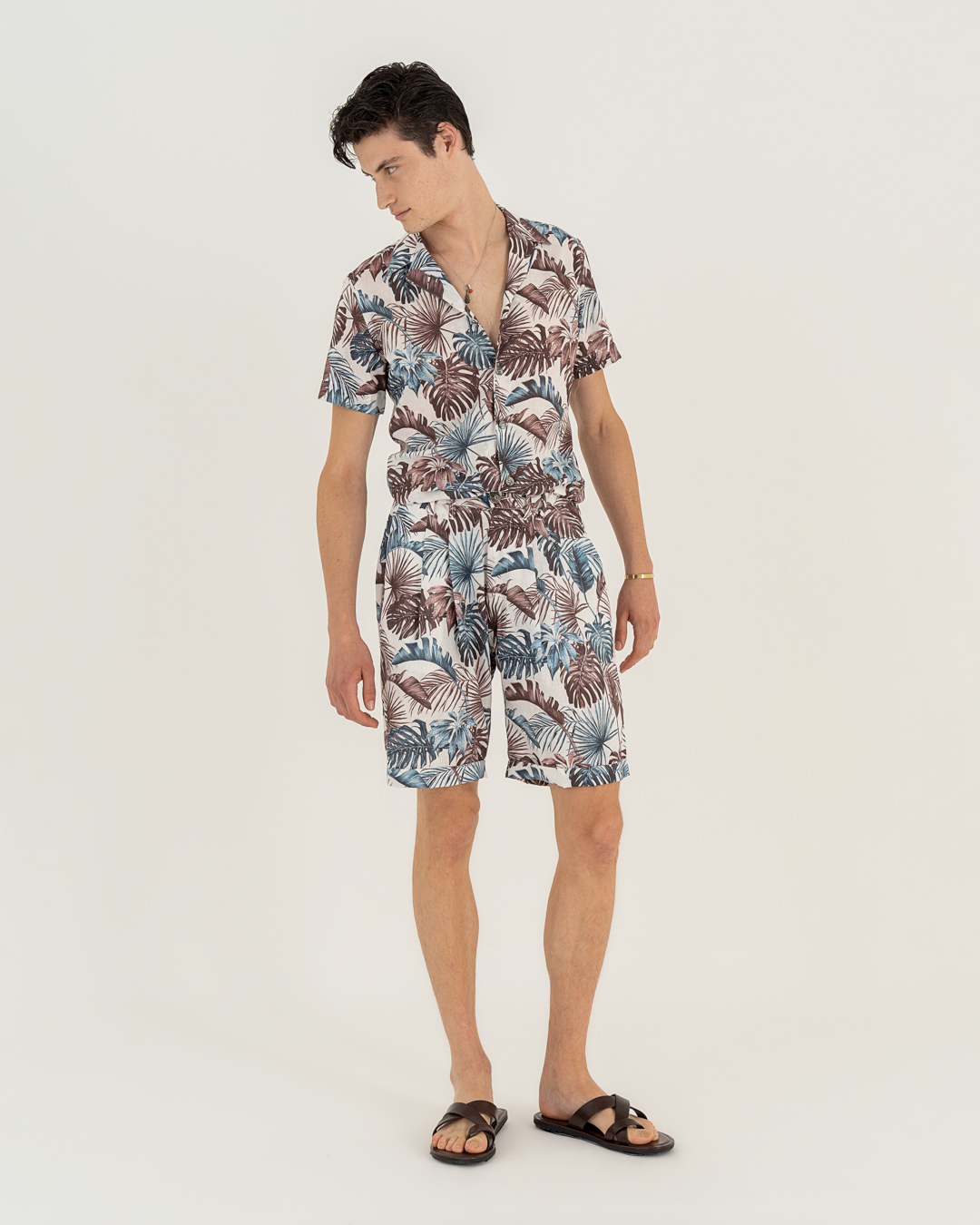 Neill Katter Camicia Foglie Estive Spedizione Gratuita