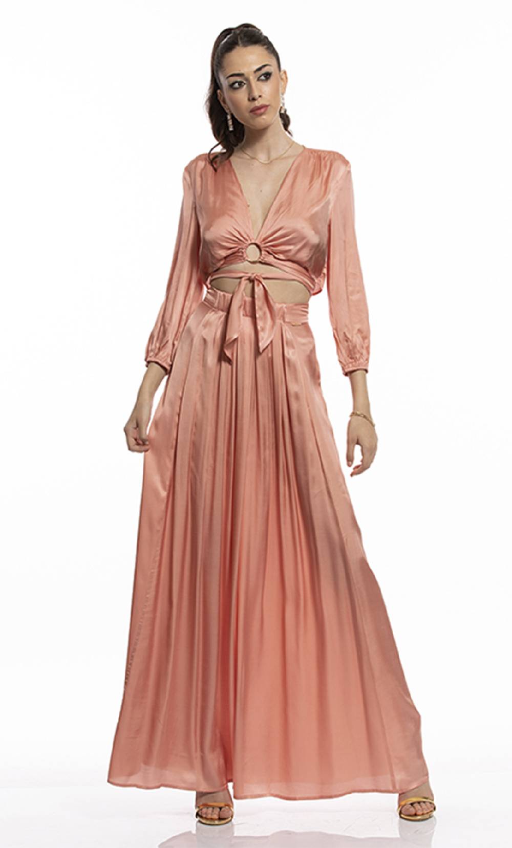 Koralline BLUSA IN VISCOSA CON ANELLO Negozio