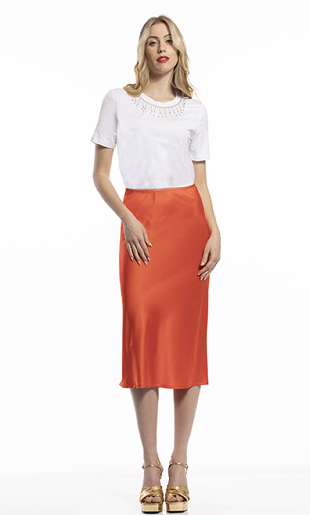 Koralline T-SHIRT CON COLLANA Italy