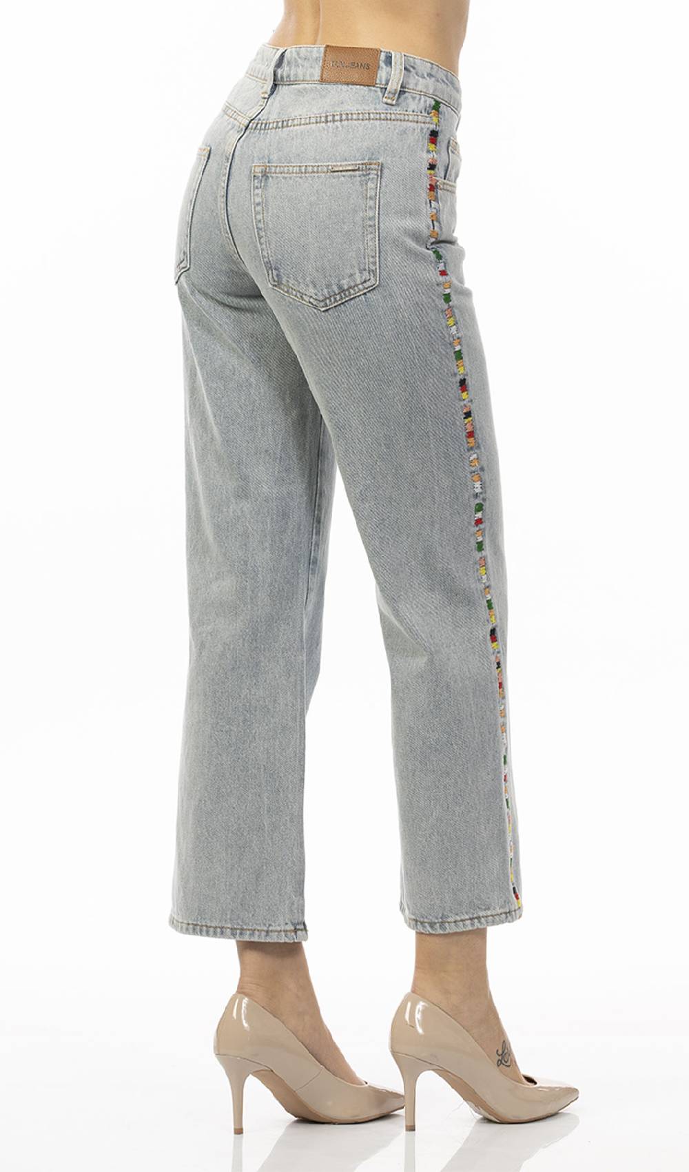 Koralline JEANS CON RICAMO ALLE TASCHE Convenienza