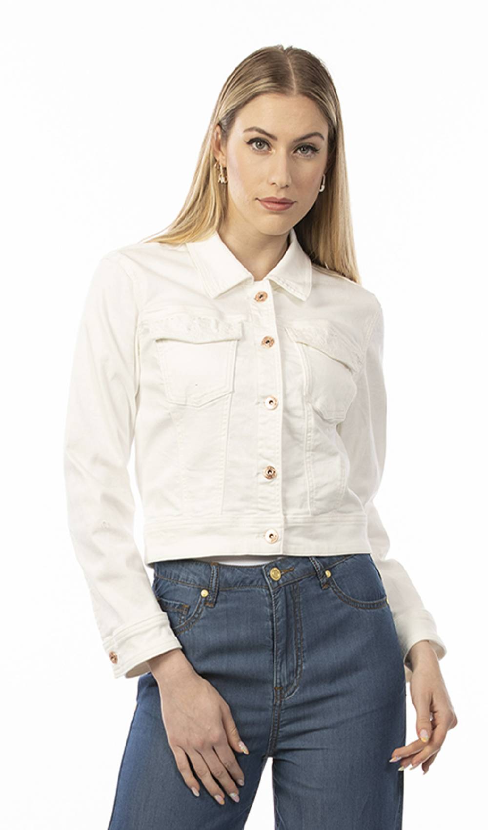 Koralline GIACCHINO IN DENIM COLORATO CON RICAMI 2025