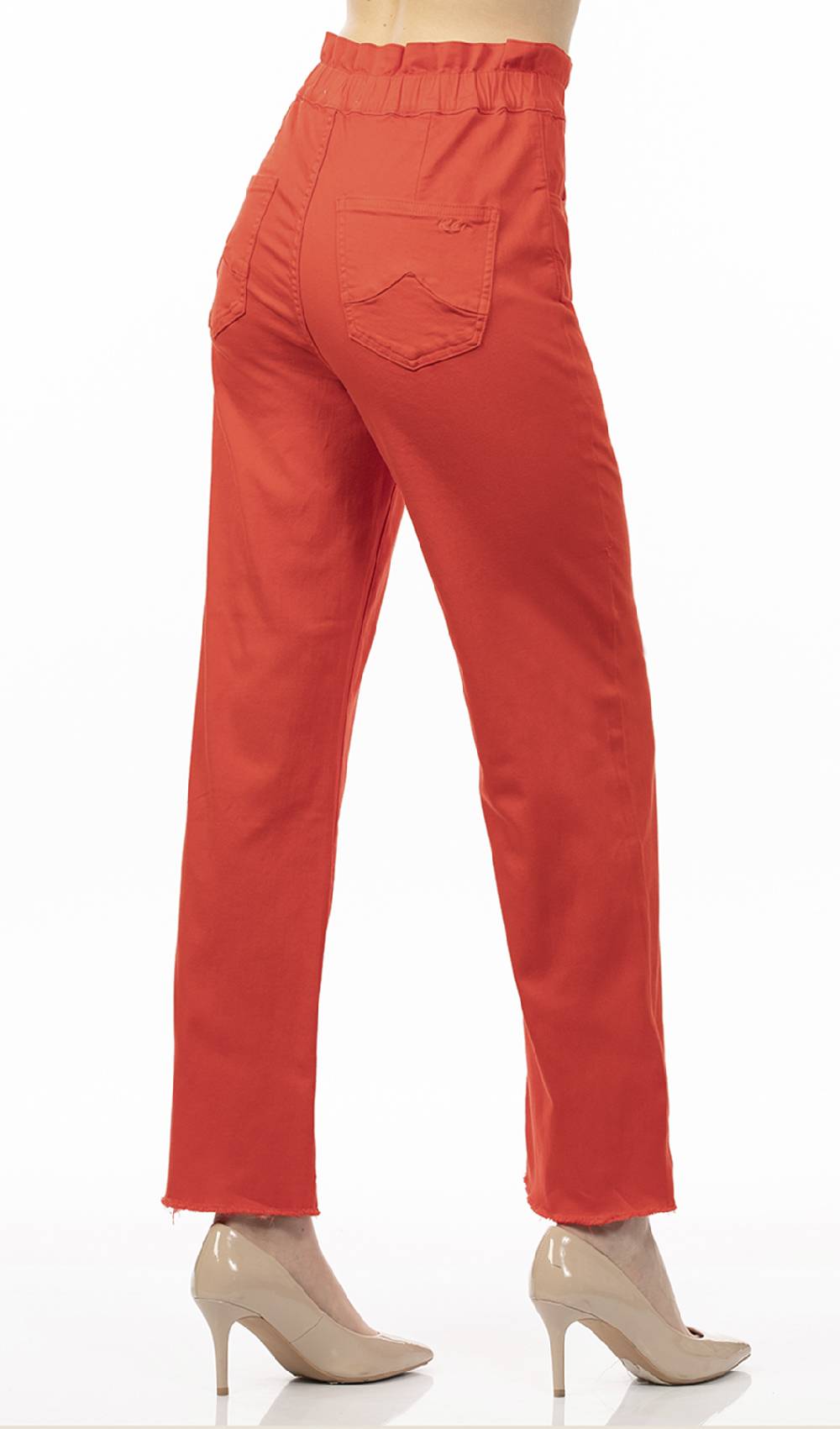 Koralline PANTALONE TINTO CAPO CON ELASTICO IN VITA Italia
