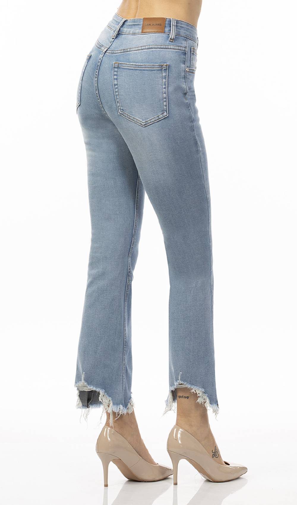 Koralline JEANS CON ORLO CONSUMATO In Linea