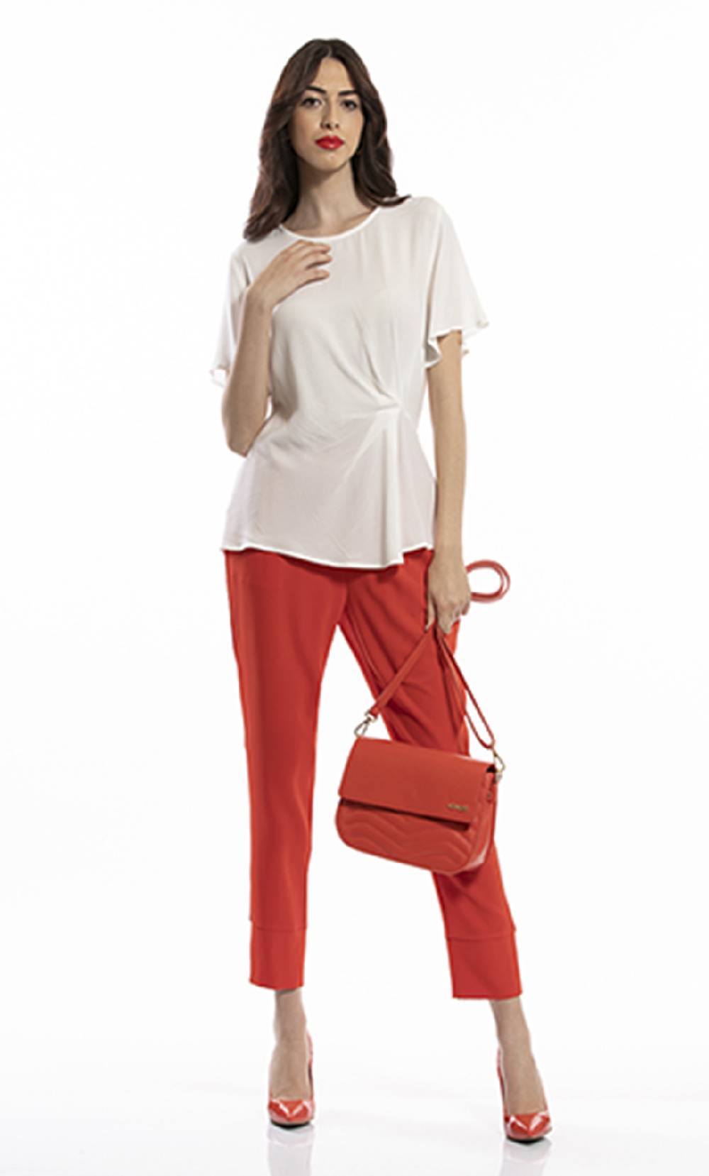 Koralline BORSA TRACOLLA IN PELLE TRAPUNTATA Shopping Online