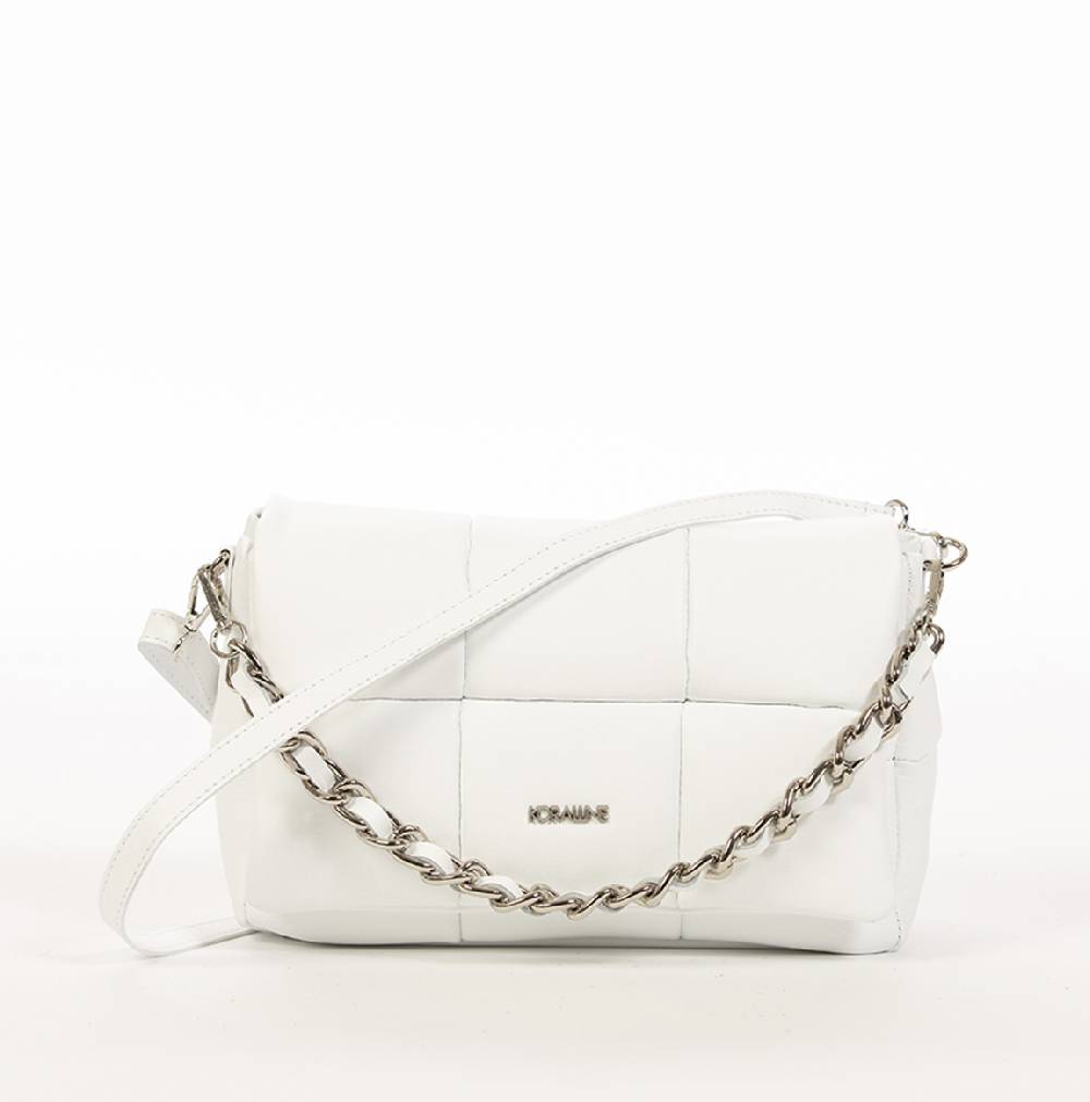 Koralline POCHETTE IN PELLE TRAPUNTATA CON CATENA Affare Del Giorno