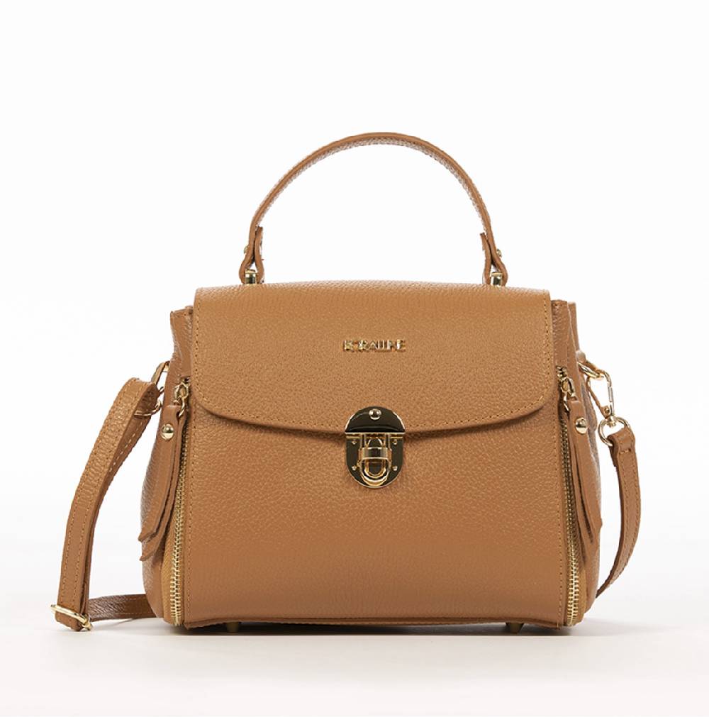 Koralline BAULETTO IN PELLE CON ZIP LATERALE Economico