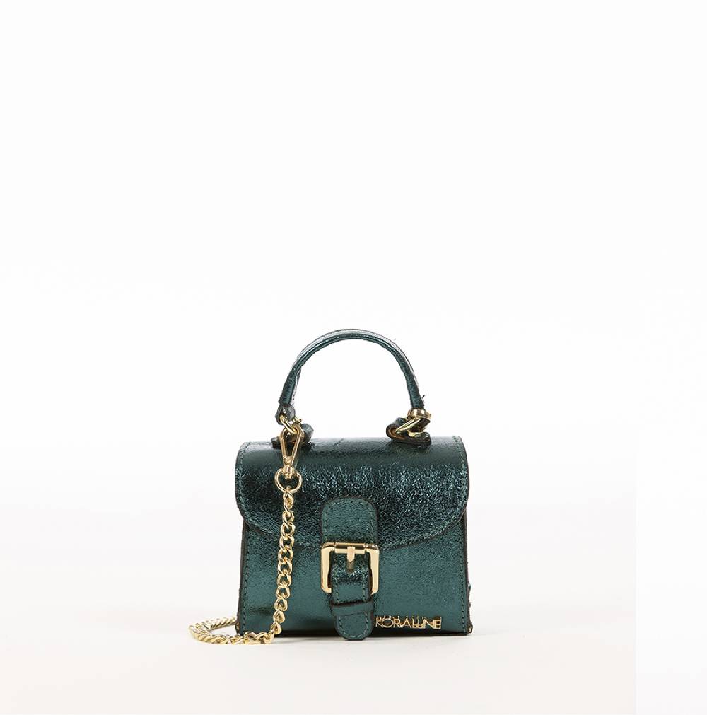 Koralline BORSETTA IN PELLE LAMINATA Online