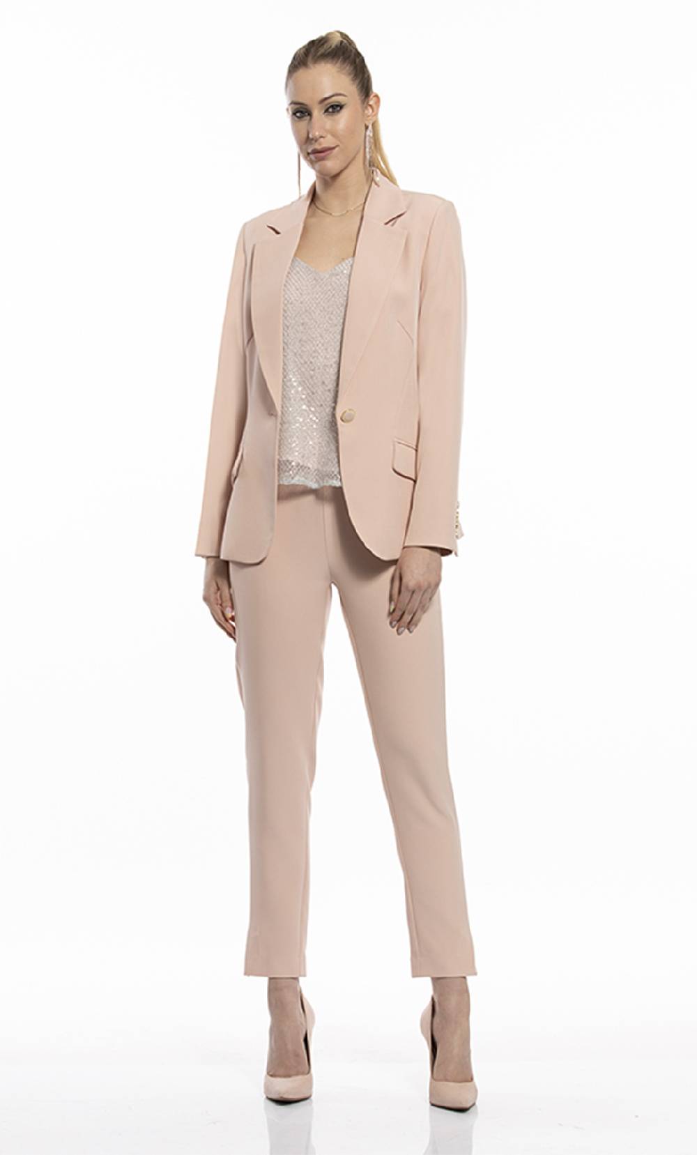 Koralline PANTALONE CON SPACCO LATERALE AL FONDO Vendite Flash