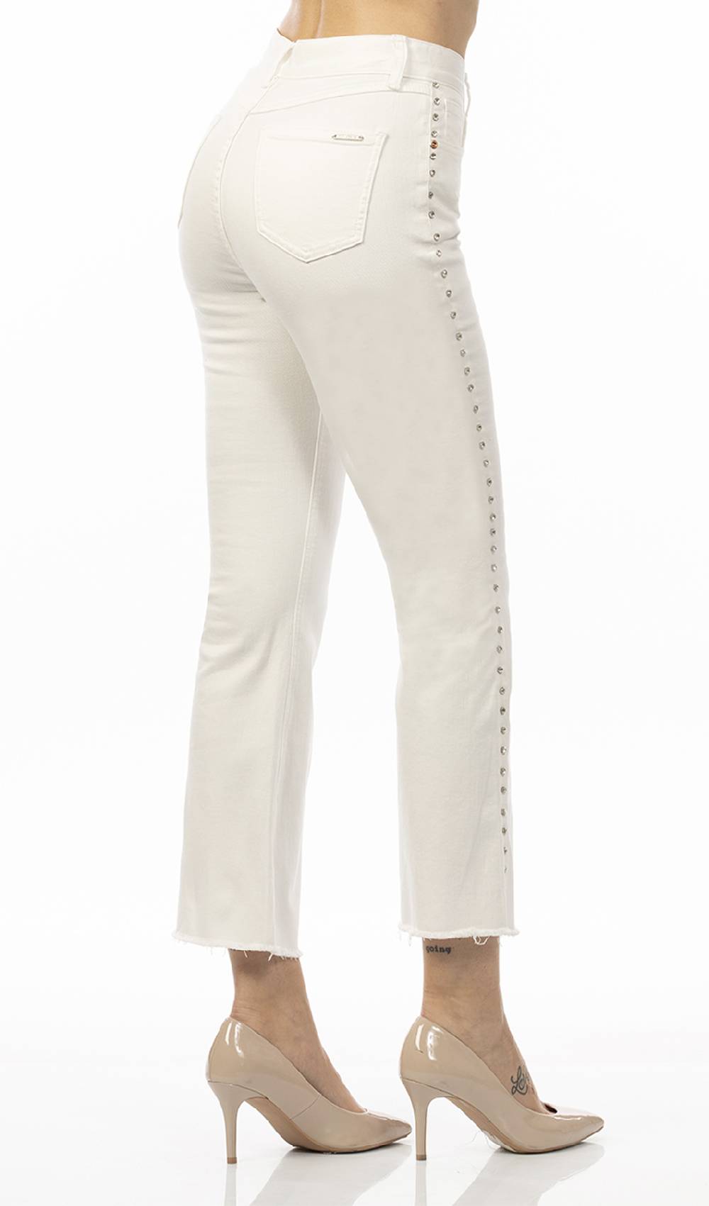 Koralline JEANS CON CASTONI DI LATO Qualità Garantita