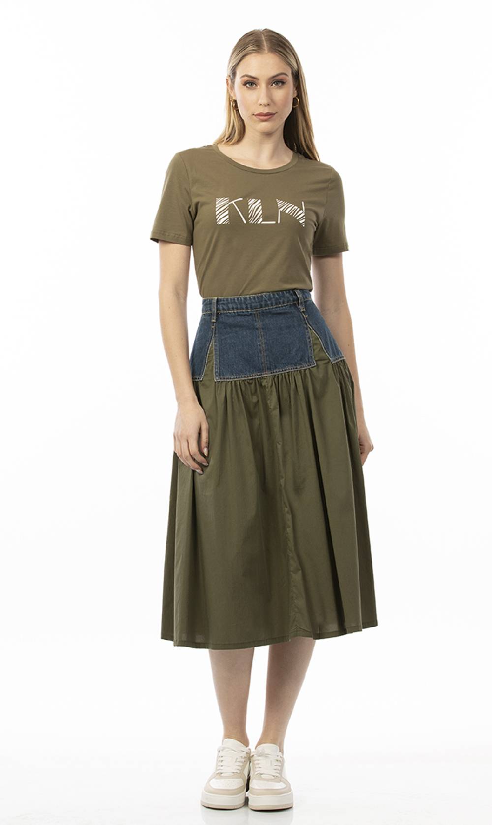 Koralline T-SHIRT CON LOGO ZEBRATO Offerta