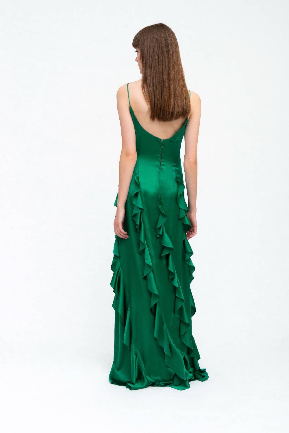 Kristina Ti FLORA - Long silk dress Saldi Di Fabbrica