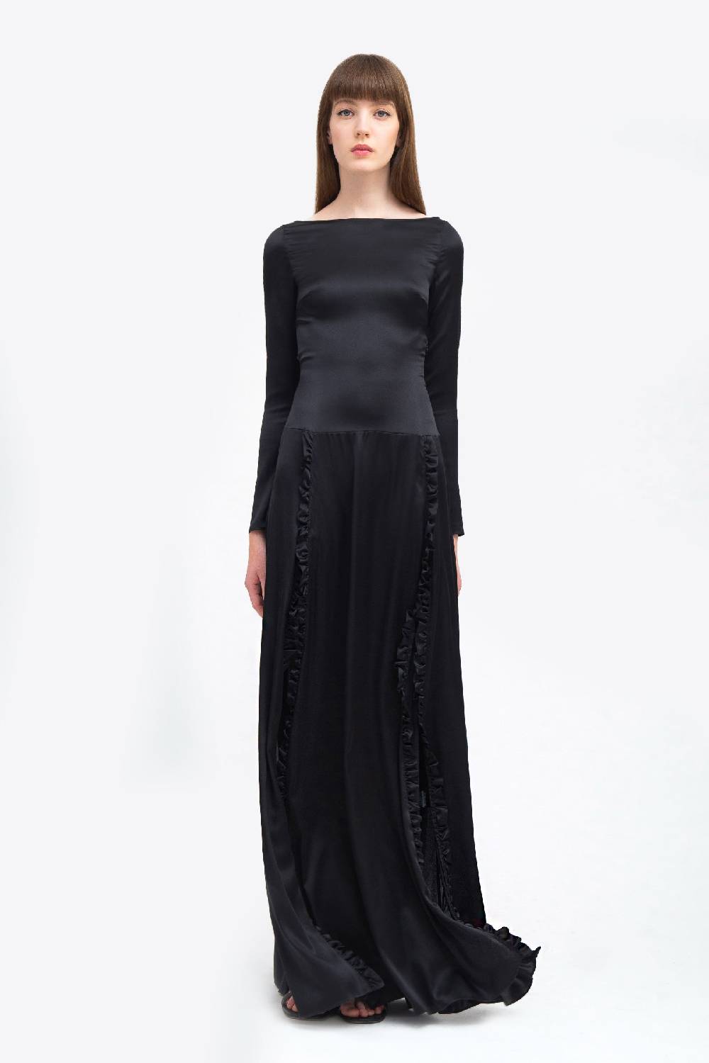 Kristina Ti NOCTURNA - Long silk dress Nuova