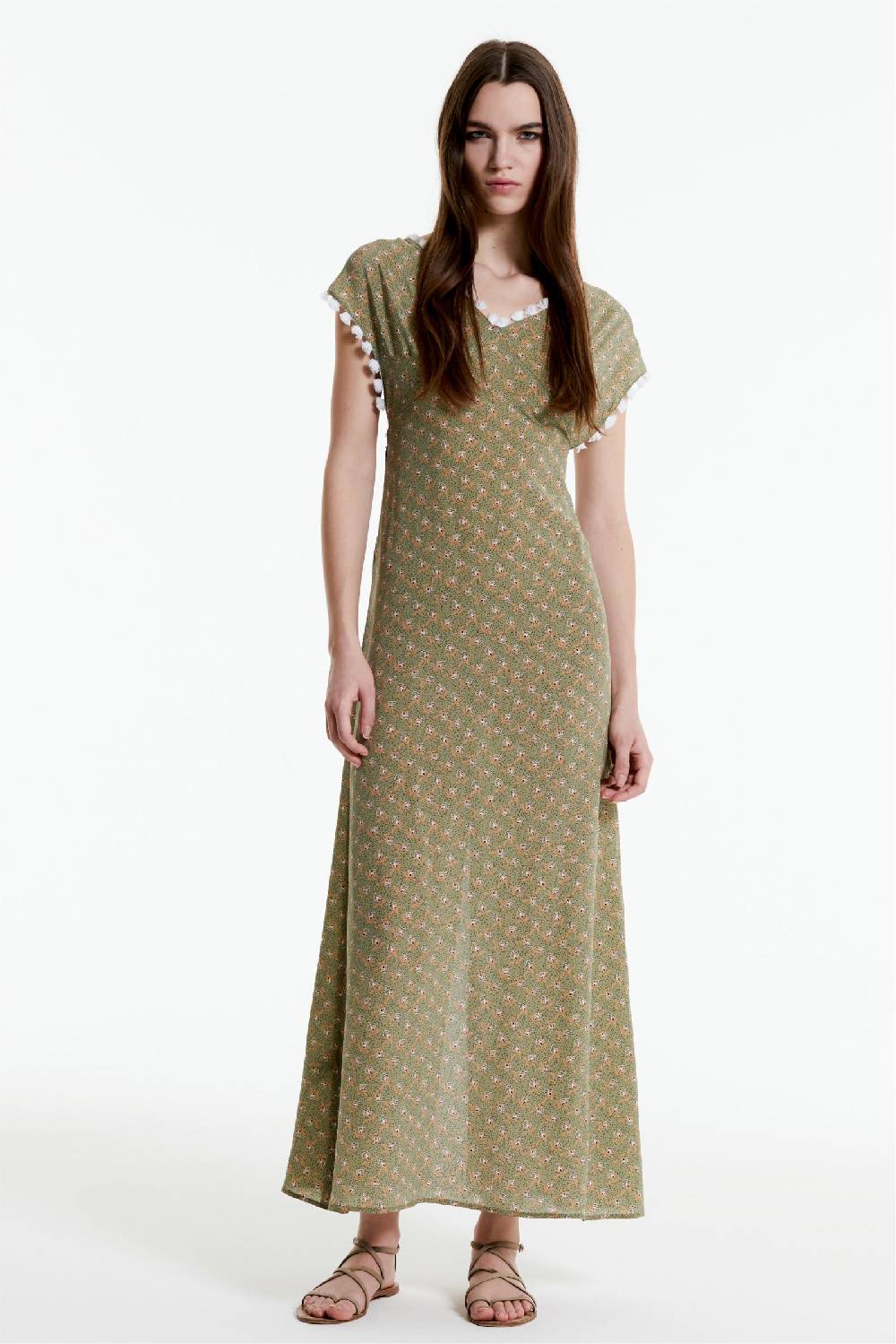 Kristina Ti VANESSA - Silk Dress Woods