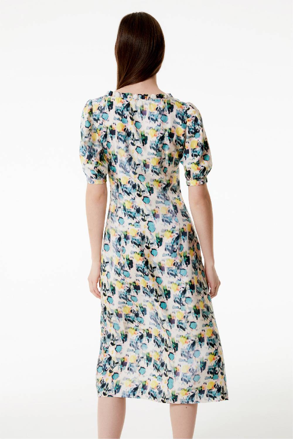 Kristina Ti MATILDA - Silk dress Watercolor In Linea