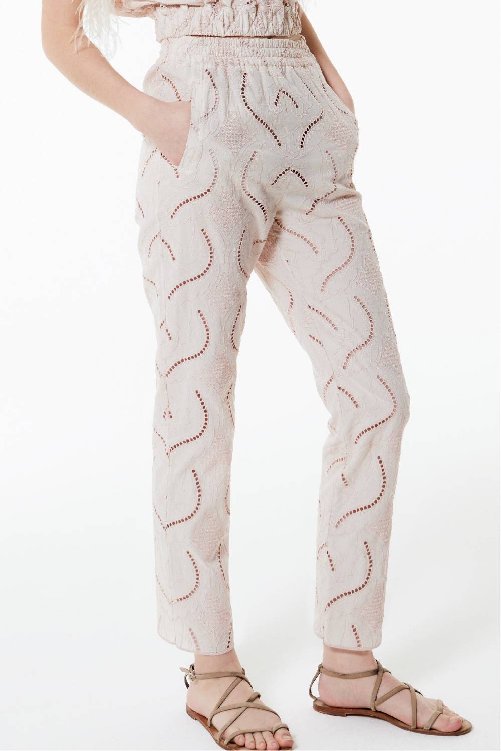 Kristina Ti MARLENE - Cotton trousers Innocence Soddisfazione Garantita