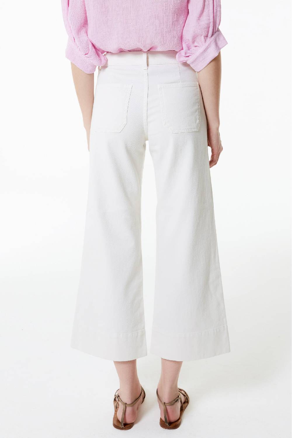 Kristina Ti TEA - Jeans cropped flare Economico