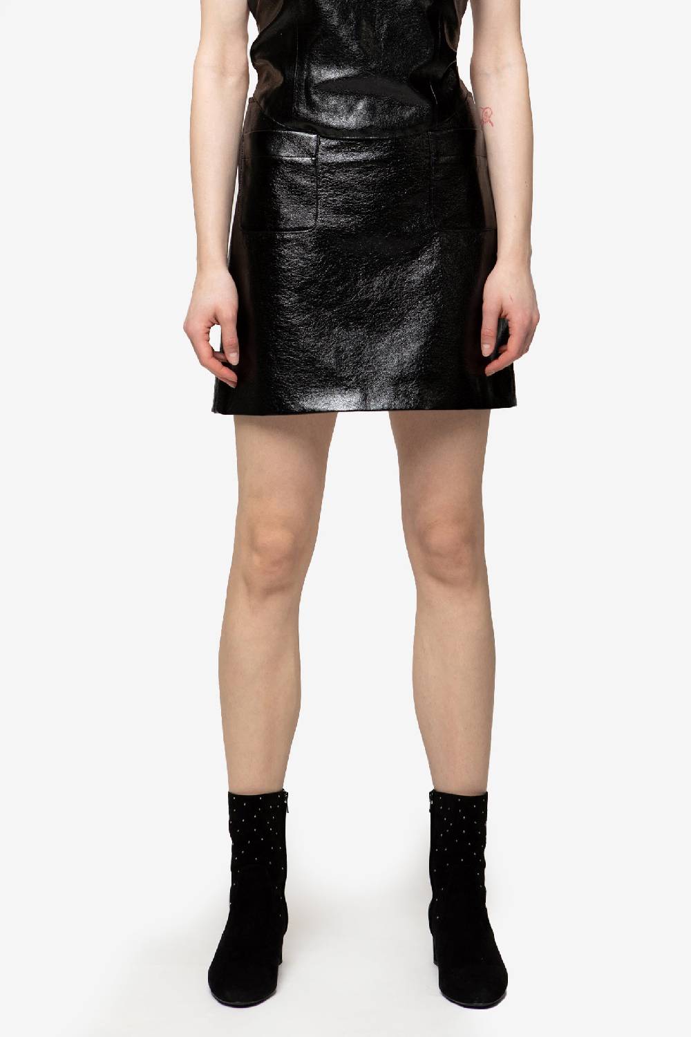 Kristina Ti LOUISA - Vinyl mini skirt I Più Venduti