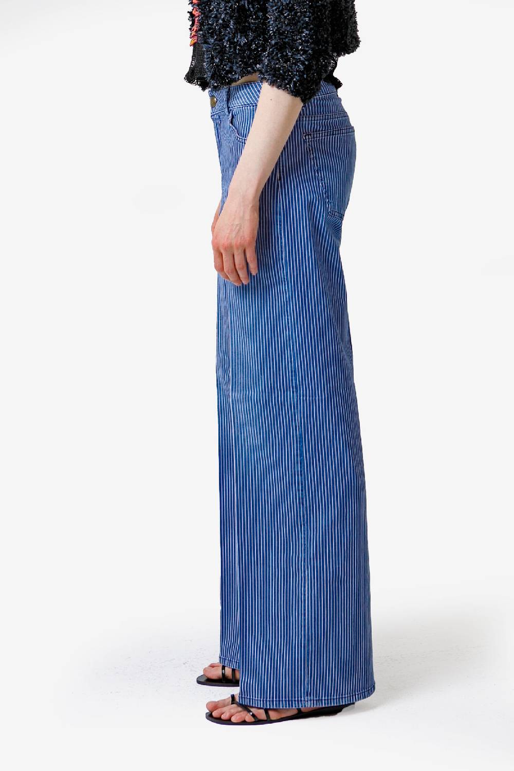 Kristina Ti TABITA - Striped low waist jeans Vendite Flash