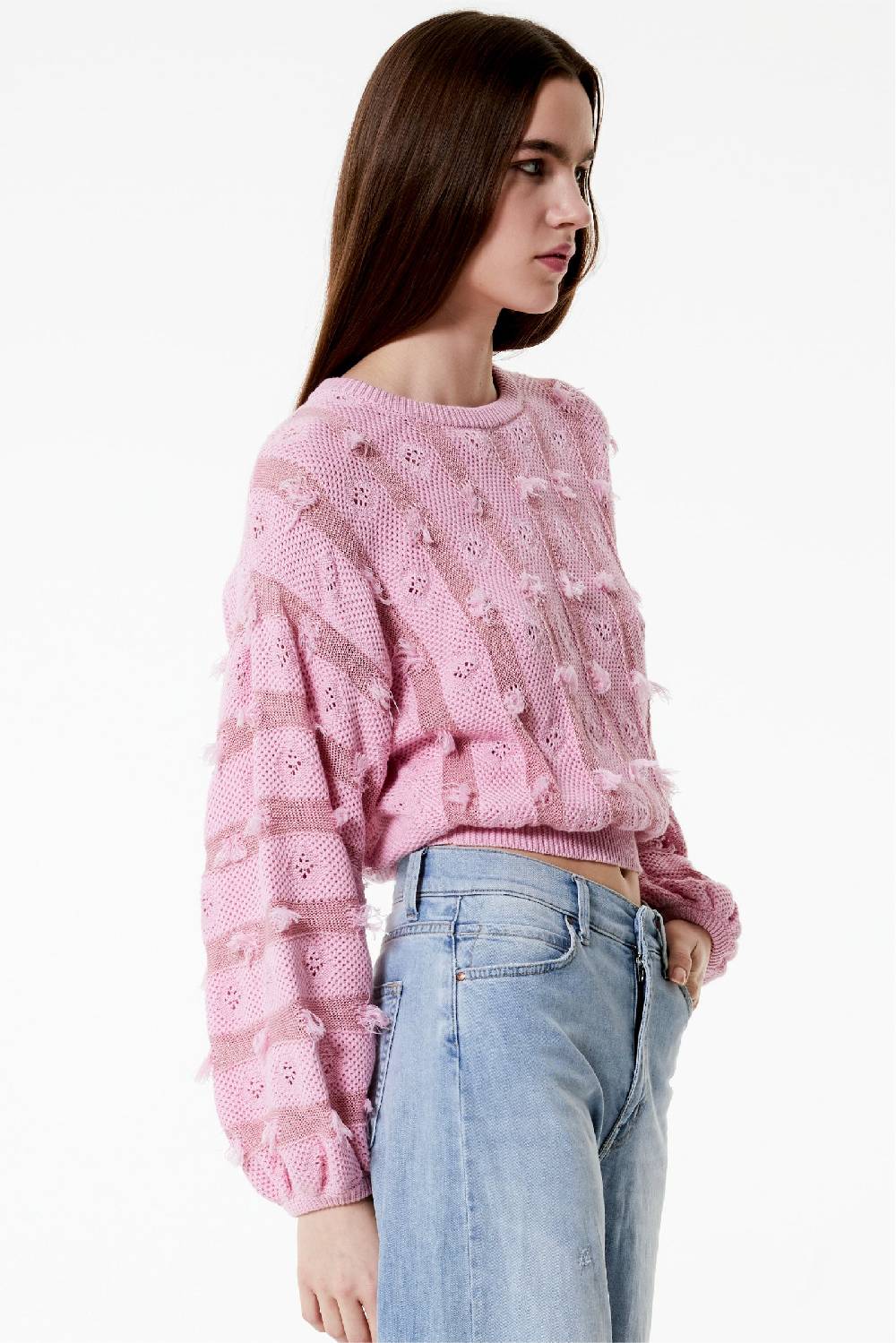 Kristina Ti BELLA - Knitted sweater Fringe Vendita