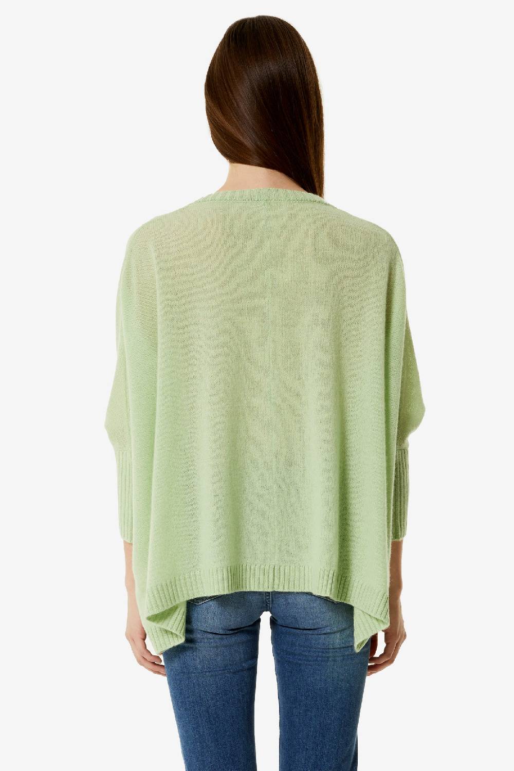 Kristina Ti VENERE - Cashmere poncho Spedizione Gratuita