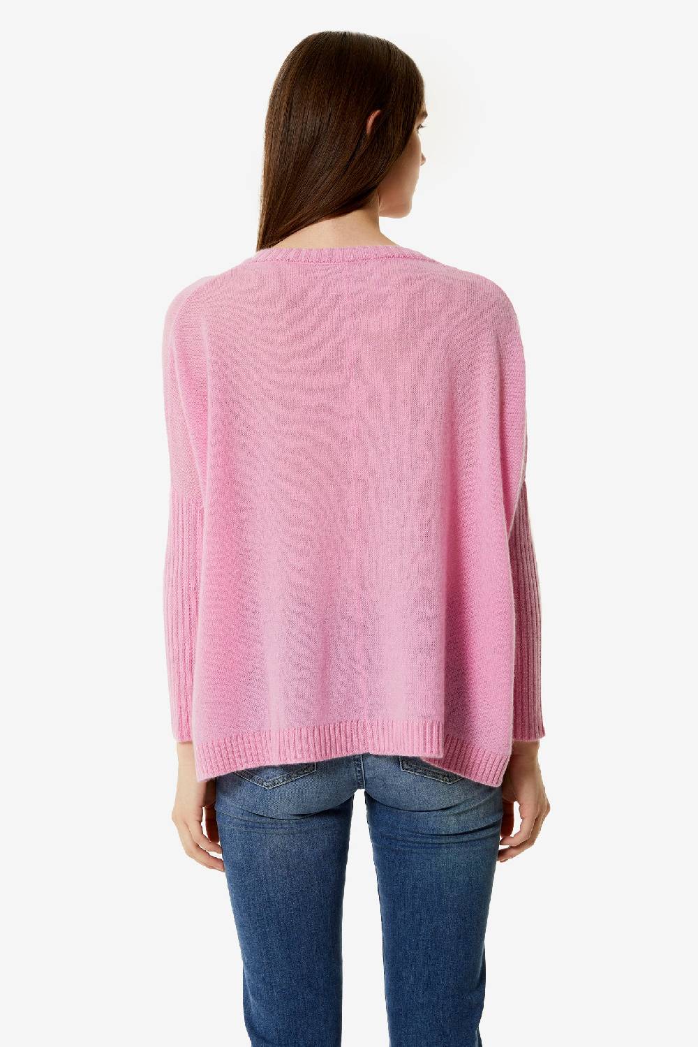 Kristina Ti VALENTINA - Cashmere Poncho Consegna Veloce