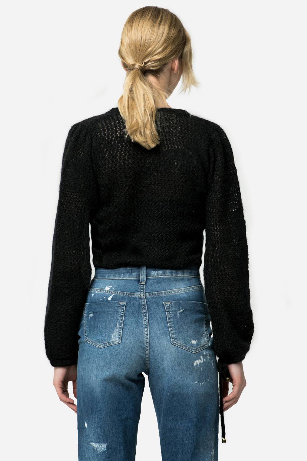 Kristina Ti SELENE - Monochrome knitted sweater Comprare a buon mercato