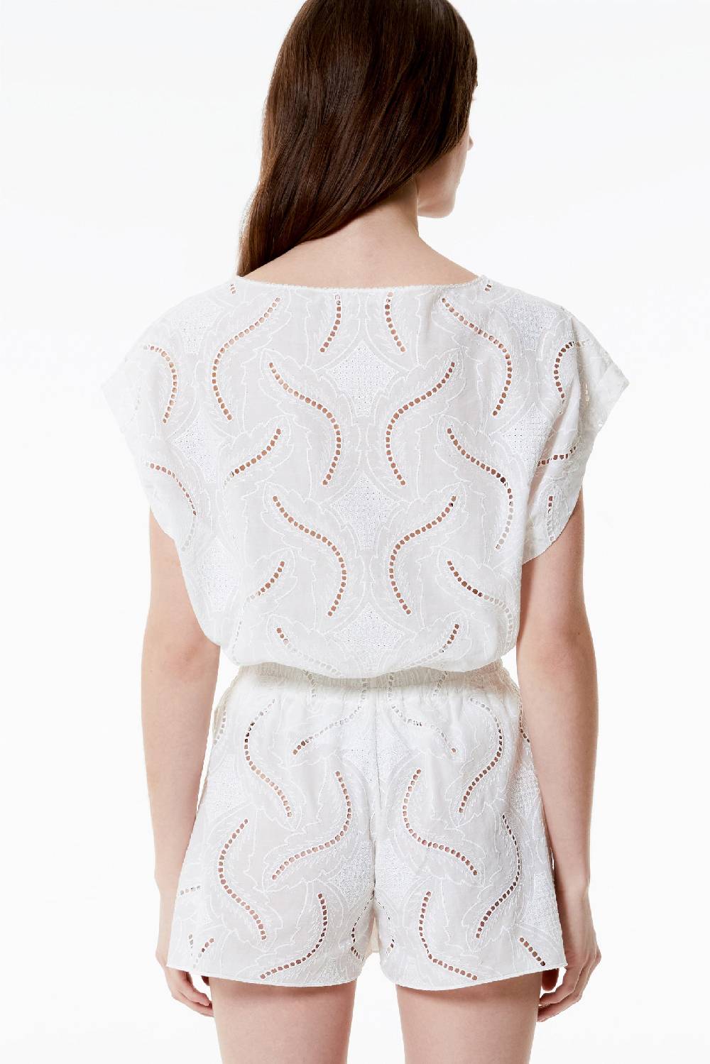 Kristina Ti NATALIE - Cotton blouse Innocence In Vendita