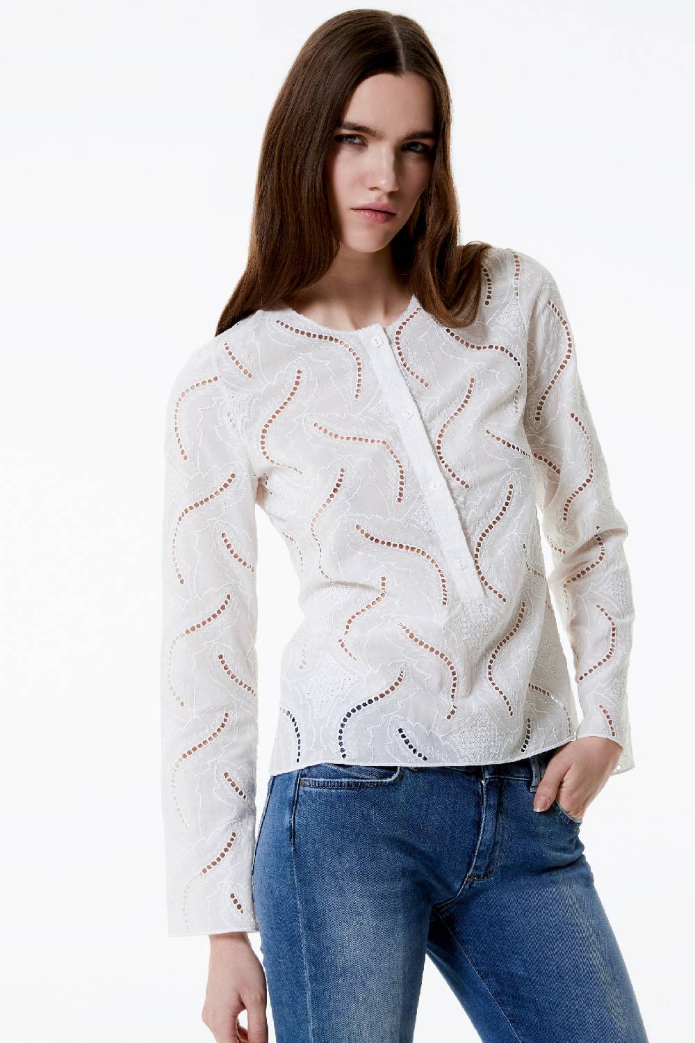 Kristina Ti MATILDE - Cotton blouse Innocence Saldi
