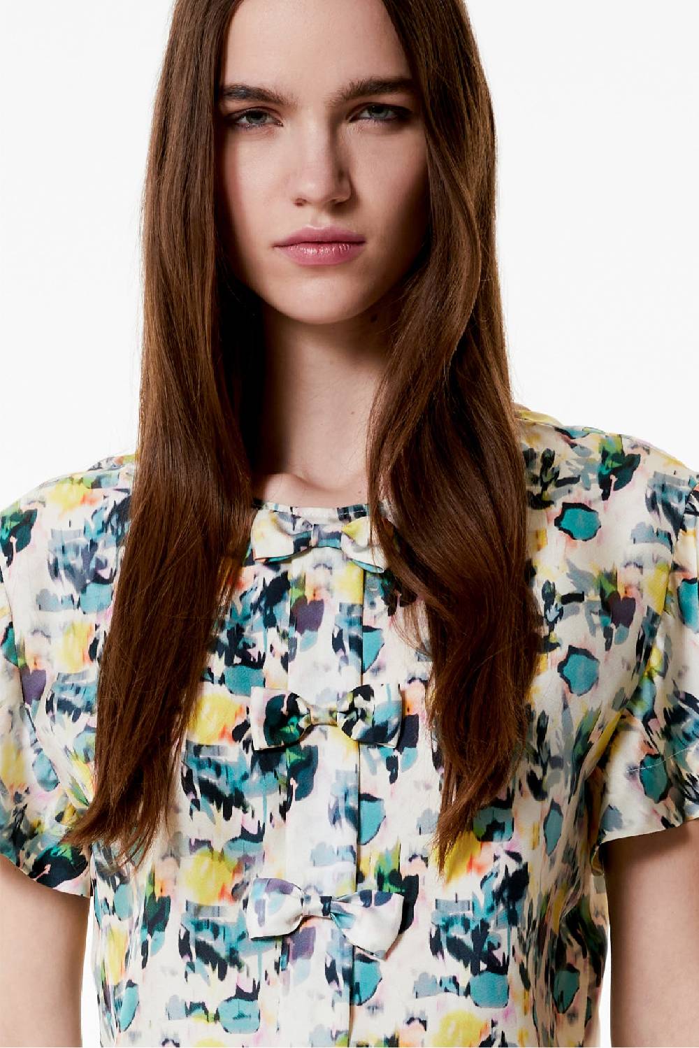 Kristina Ti PAULA - Silk blouse Watercolor I Più Venduti