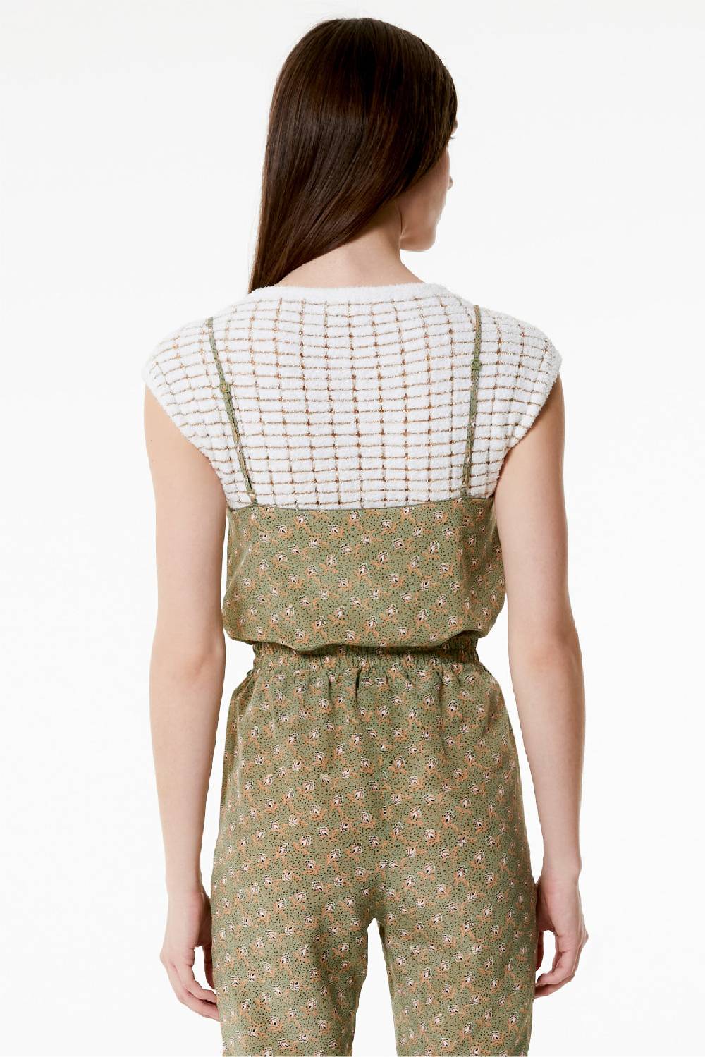 Kristina Ti CLOE - Silk top Woods Qualità Garantita