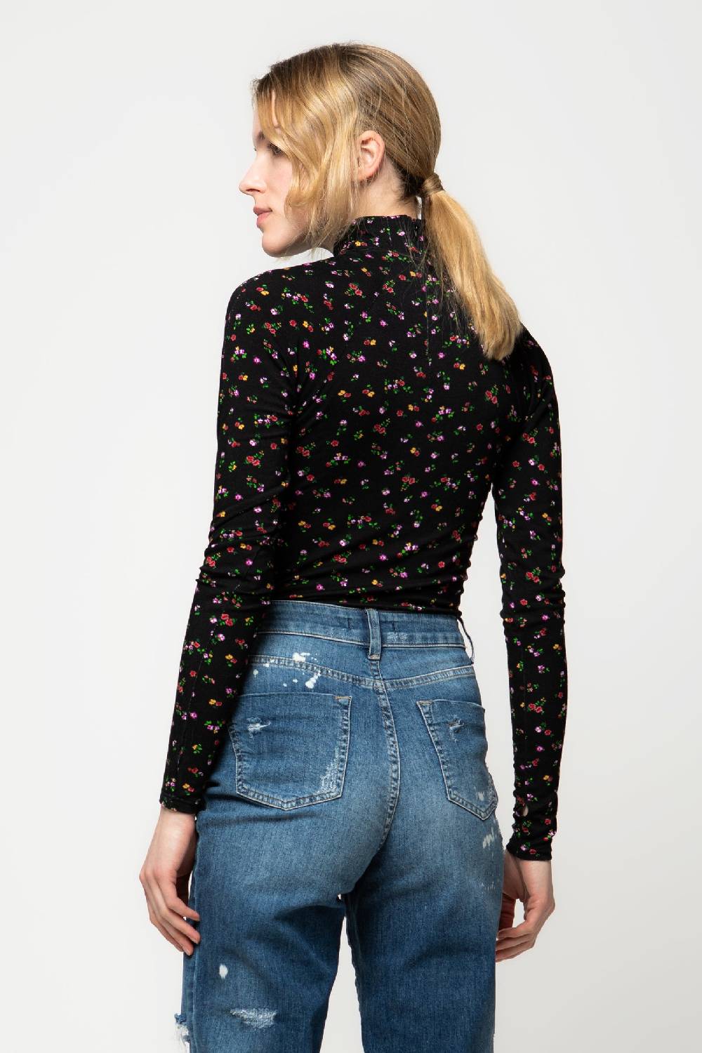 Kristina Ti PARISSA - Micorflower turtleneck Convenienza