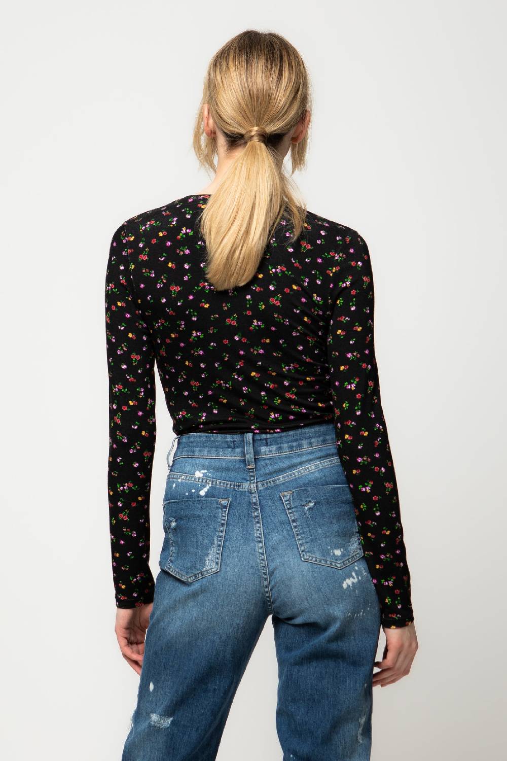 Kristina Ti OLIMPIA - Microflower jersey T-shirt Novità