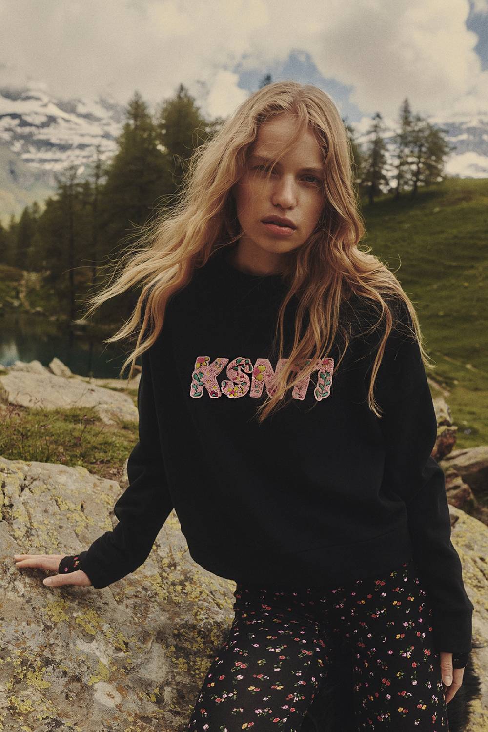 Kristina Ti CECILIA - Sweatshirt flower Hotsell