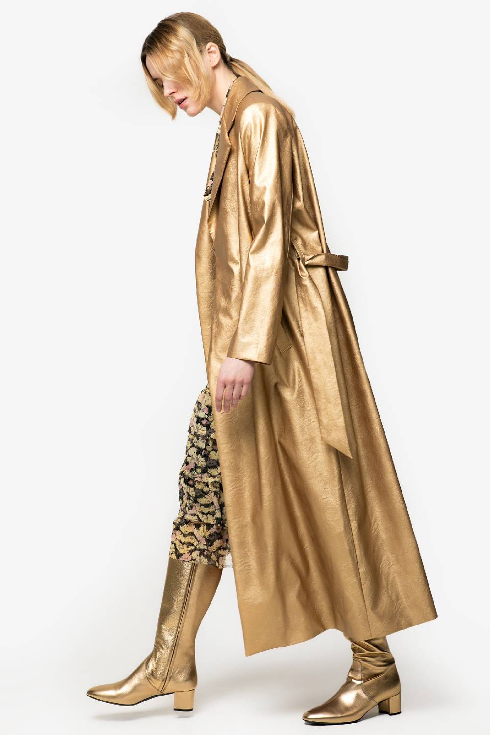 Kristina Ti DORIS - Eccentric faux leather coat Vendite Flash