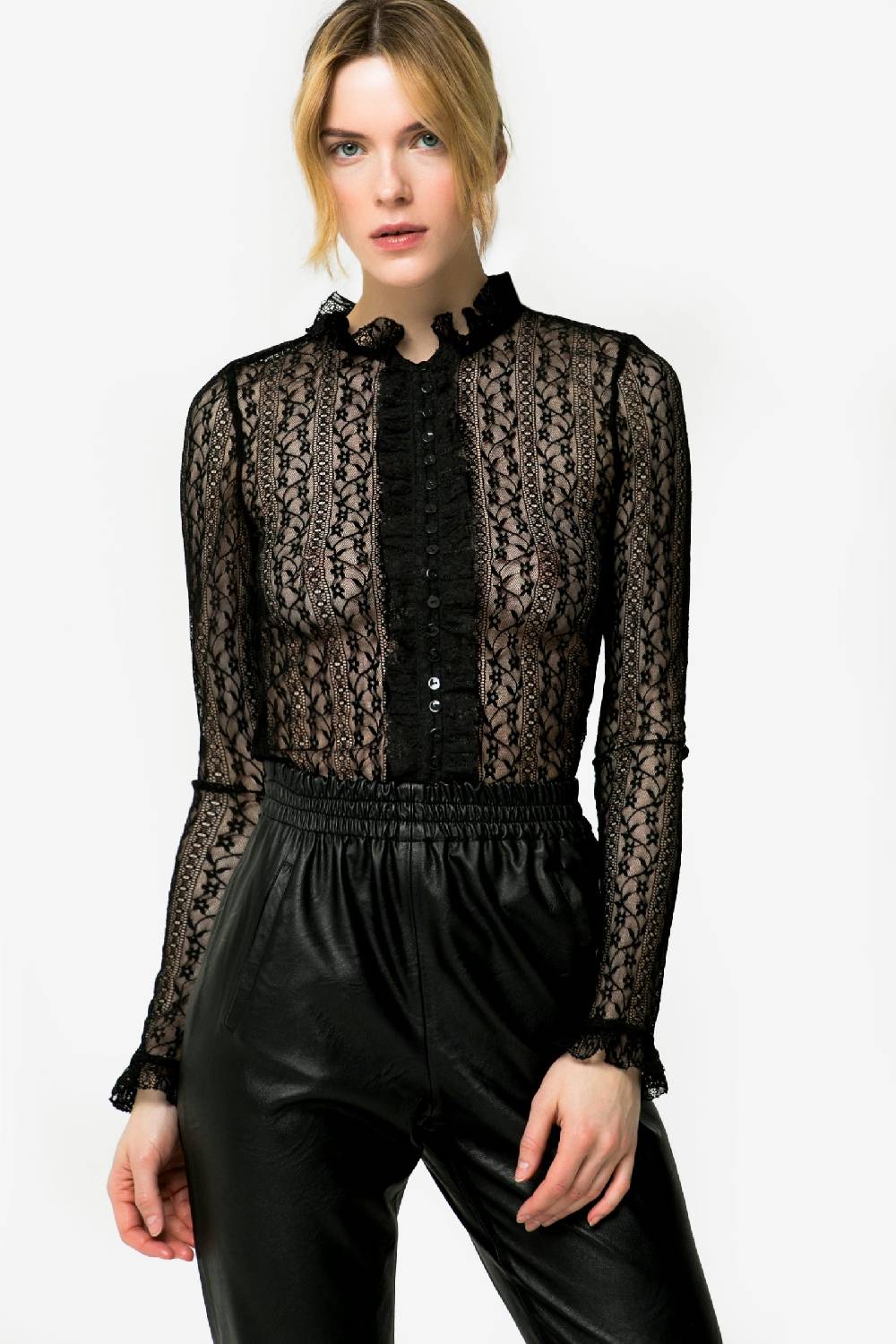 Kristina Ti BENEDETTA - Undress lace shirt Italy
