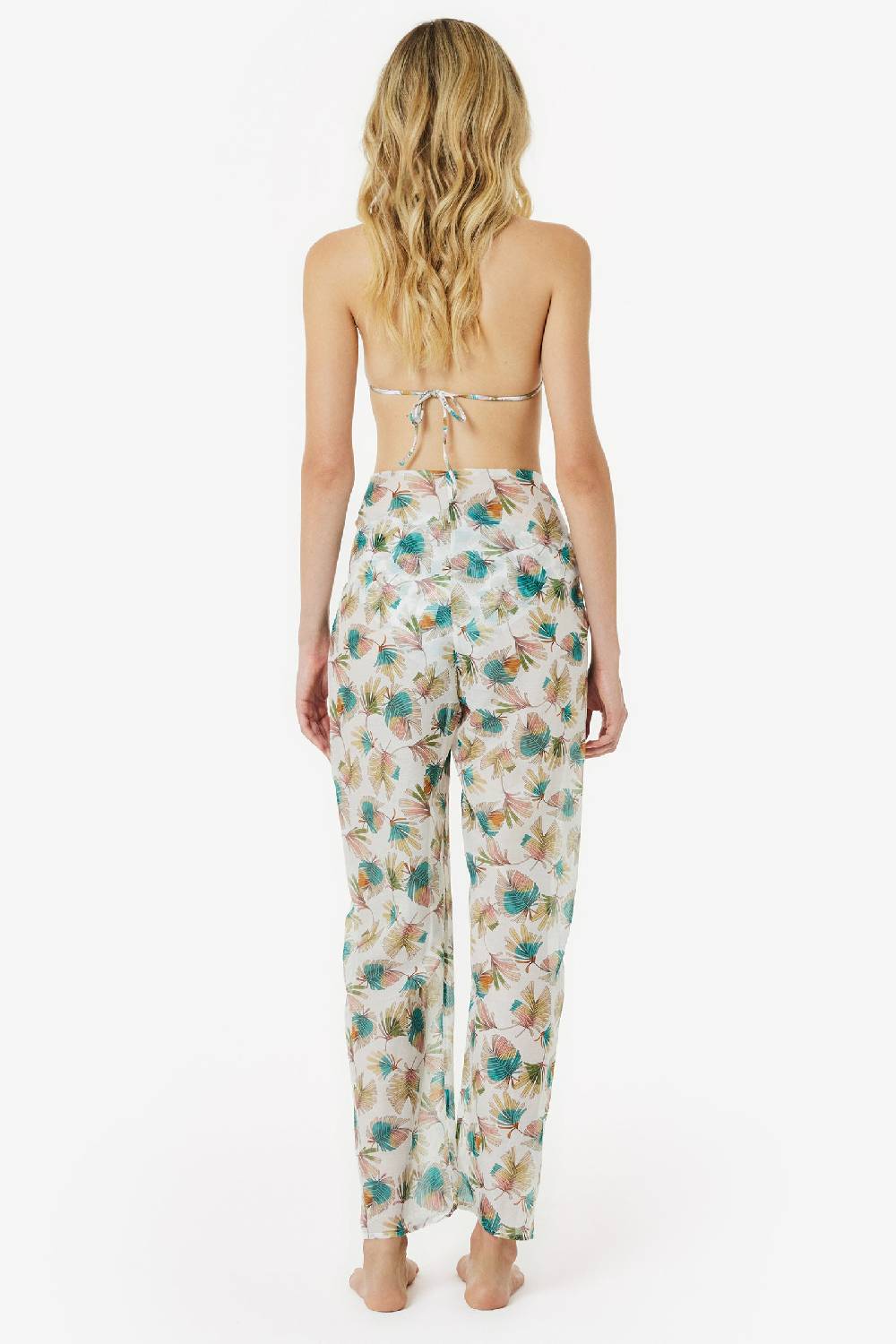 Kristina Ti ZELINDA - Pareo trousers Foliage Fino Al -60%