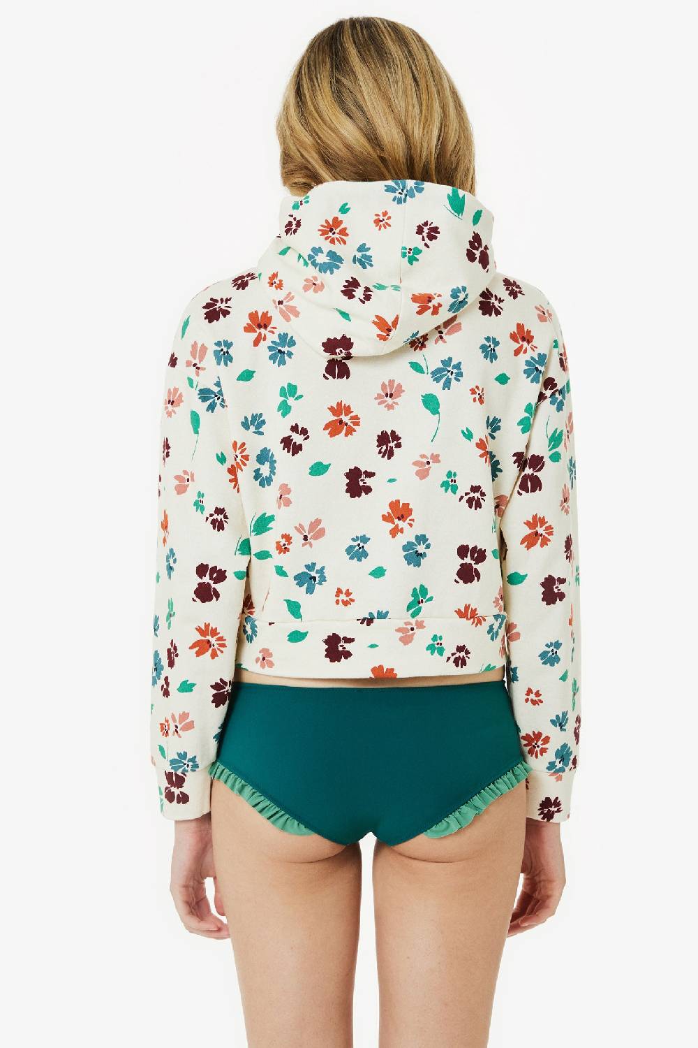 Kristina Ti MAGMA – Hooded sweatshirt Flora Convenienza