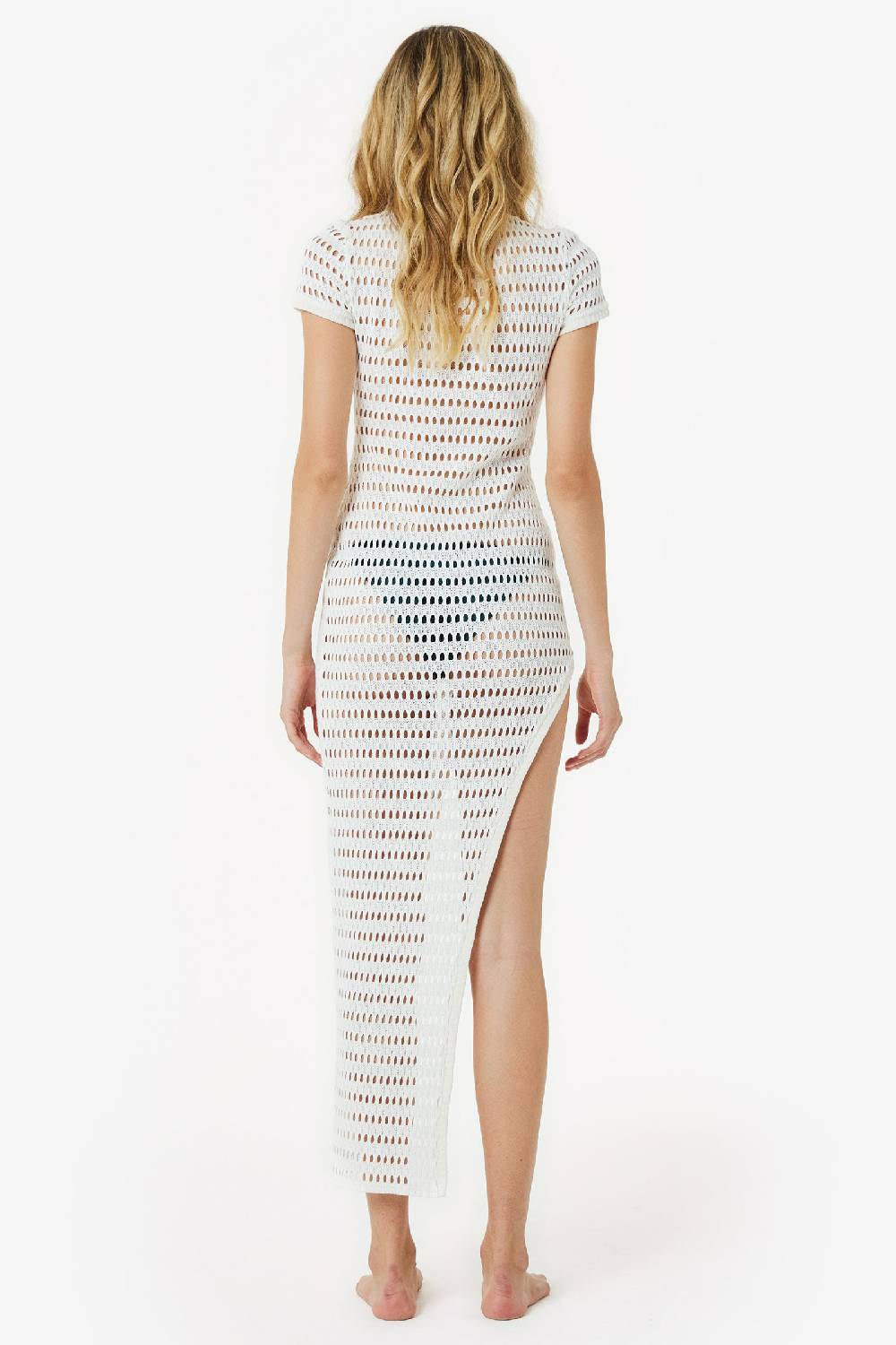 Kristina Ti AURA - Mesh dress Blanca Hotsell
