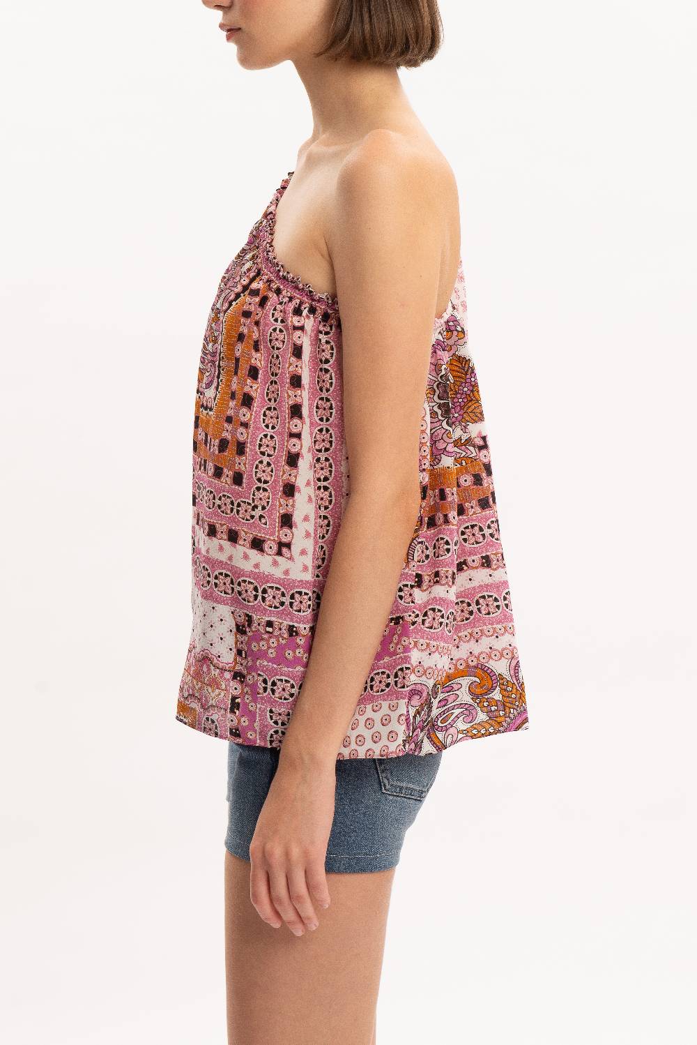 Kristina Ti AGATA - One shoulder blouse Vintage Offerta