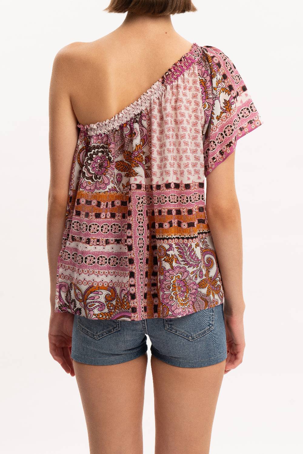 Kristina Ti AGATA - One shoulder blouse Vintage Offerta