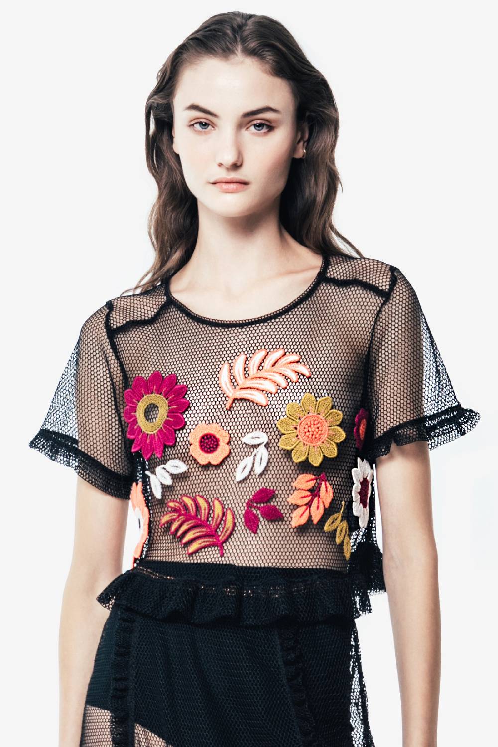 Kristina Ti ALINA - Mesh blouse Moda