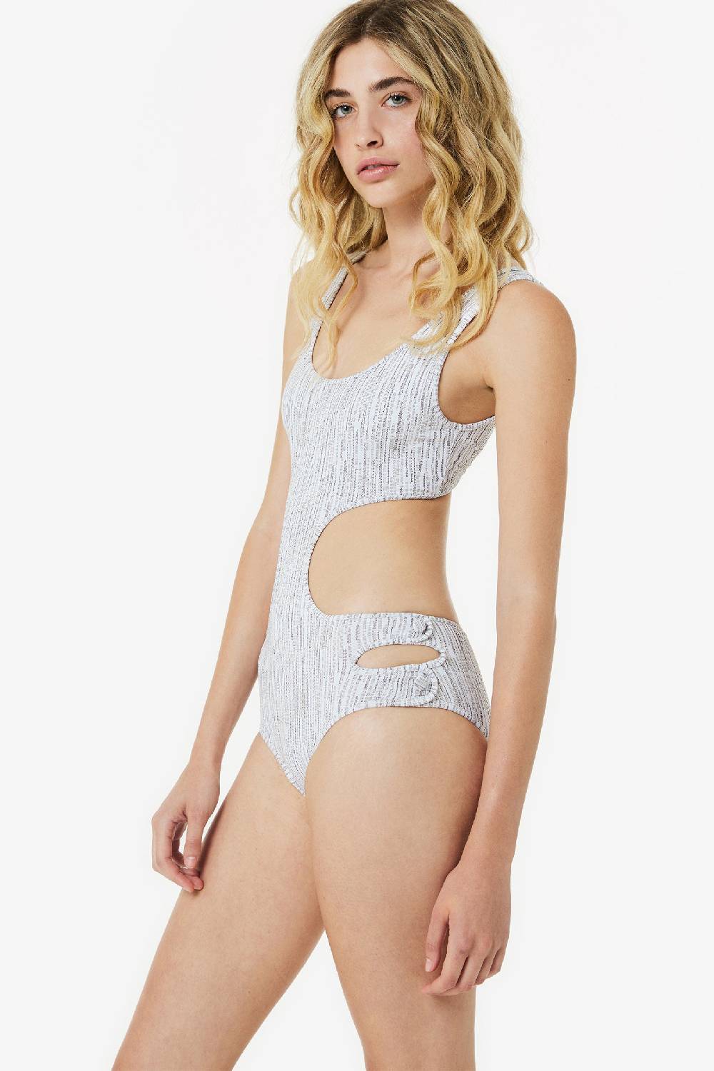 Kristina Ti HALLA - One-piece cut-out Sparkle Consegna Veloce