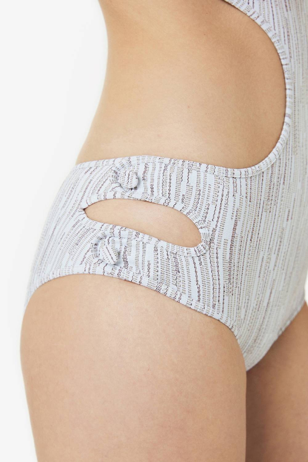 Kristina Ti HALLA - One-piece cut-out Sparkle Consegna Veloce