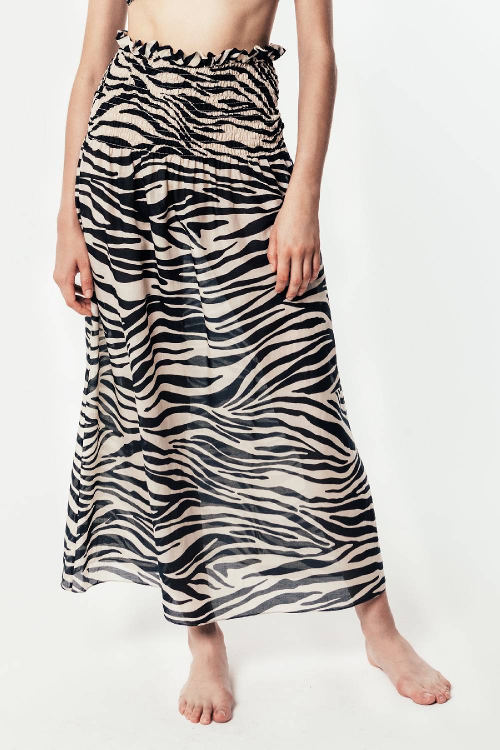 Kristina Ti MARCELA - Long animalier skirt Saldi