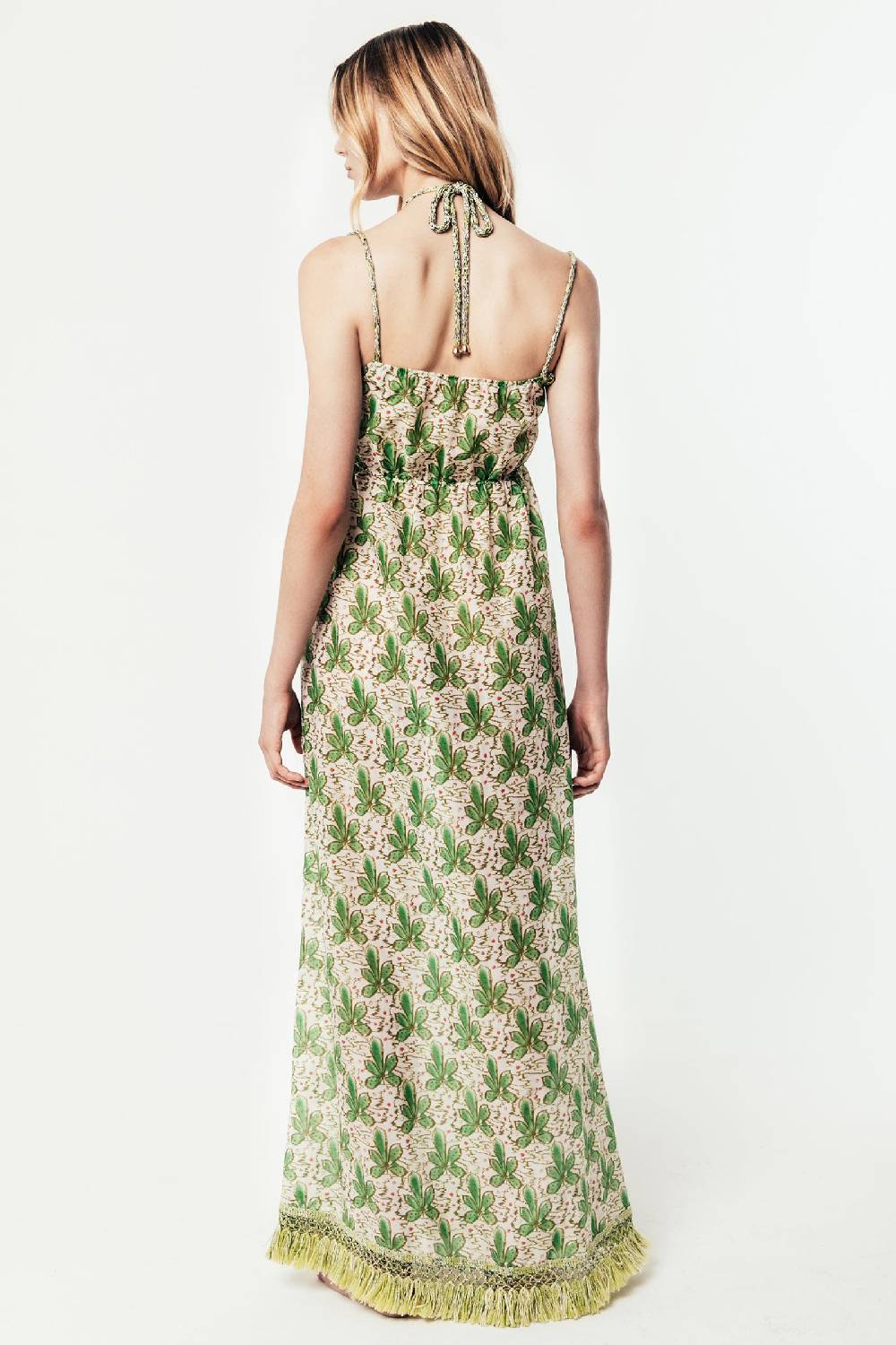 Kristina Ti CONSUELO - Long tropical dress Offerte