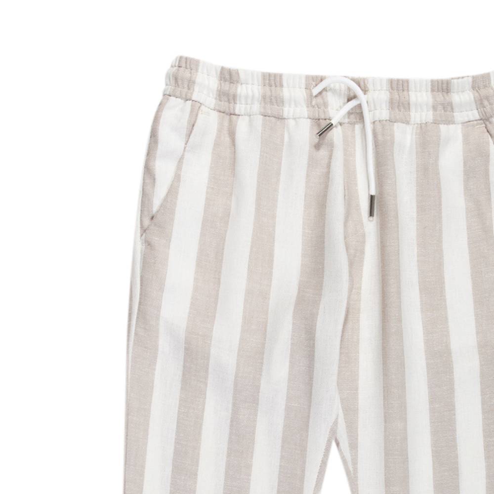 Nupkeet Pantalone lungo Beige e Bianco – Scaro Negozio