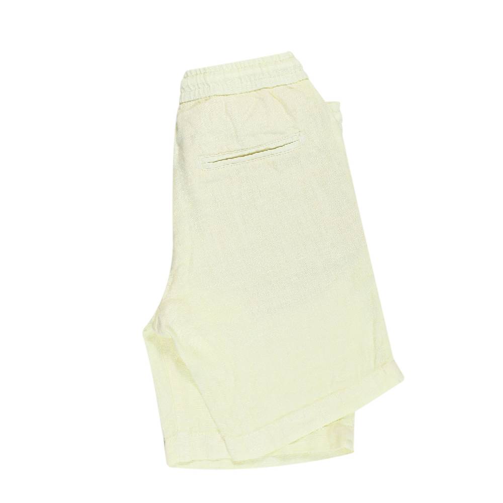 Nupkeet Bermuda Giallo In Lino – Cucolo Italy